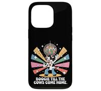 Boogie Till the Cows Come Home Rétro Disco Cow Funny Coque pour iPhone 13 Pro