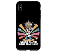 Boogie Till the Cows Come Home Rétro Disco Cow Funny Coque pour iPhone XS Max