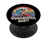 Boogie Till the Cows Come Home Rétro Disco Cow Funny PopSockets PopGrip Adhésif