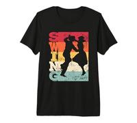 Boogie Woogie Dance Swing Retro Années 60 T-Shirt Haut de Gamme
