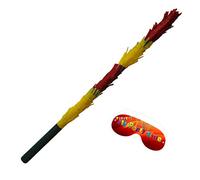 Boogie Woogie Pinatas Jaune Rouge bâton et Masque pour briser la Pinata