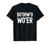Bo'Ohw'O Wo'er Wa'er Meme Bouteille d'eau en Accent Britannique T-Shirt
