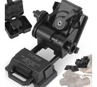 Booiu Nvg Mount Pvs14/15/18 G24 Mount Aluminium L4g24 Nvg Mount Casque Pour Lunettes De Vision Nocturne Nvg Métal Casque Mount Cs Games - Type Plastic Black