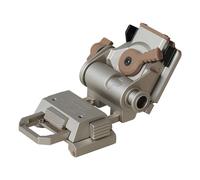 Booiu Nvg Mount Pvs14/15/18 G24 Mount Aluminium L4g24 Nvg Mount Casque Pour Lunettes De Vision Nocturne Nvg Métal Casque Mount Cs Games - Type Argent #A