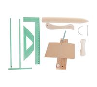 Book Binding Kit, Journal Punch Guide, 11 Inches, Binder Tool Set, Sewing Craft Supplies Organizer, Precision Alignment Hole Punch for Home, Classroom, Library, Office, Dorm, Studio, School