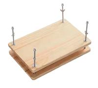 Book Binding Press, Multipurpose Wooden Book Binding Tools, Lightweight Paper Press Machine for Craft Projects, Bookbinding and Paper Crafting Supplies, Wooden Book Binding Press