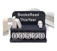 Book Counter Sign - 3D Printed Bookshelf Decoration, Counter Display with Bookish Design, Literary Desk Shelf Accent, Reading Decor Accessory for Library Readers Teachers