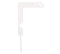 Book Cover Guide Ruler Metal BookBinding Tool Cover Maker Maker Diy Making Book Auxiliary Ruler for Journal Cover Album Planner Calendar