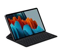 Book Cover Keyboard Galaxy Tab S7 Family Noir. sans Touch Pad Clavier Non-Amovible Samsung - EF-DT630BBEGFR