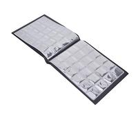 Book de Collection de Pièces Professionnelles Correction de l'Album de Type Plug-in de 10 Pages pour 240pcs Coins o Colors for Choices Colle Collection Bookcoin AlbumCoin HolderCoin Stockcoin (BLUE)