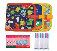 Book de dessin Graffiti Erachable Portable, livre de dessin portable Magic Blackboard, livres de doodle effaçables, livre d'image effaçable