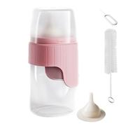 BOOK DE PAT INFÉRIEUR - Plastique sans BPA, outil d'alimentation, sucette infirmière | BOCK ALLIRMENTS COMPACT de 150 ml avec fonction de débit délicat, manuel d'alimentation pour