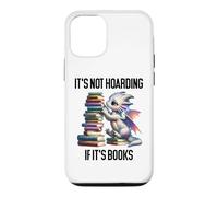 Book Dragon It's Not Hoarding If It's Books Sign Bookish Coque pour iPhone 12/12 Pro