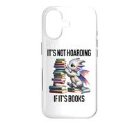 Book Dragon It's Not Hoarding If It's Books Sign Bookish Coque pour iPhone 17