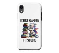 Book Dragon It's Not Hoarding If It's Books Sign Bookish Coque pour iPhone XR