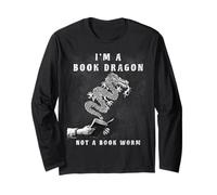 Book Dragon Tshirt | pour Bibliophiles Manche Longue