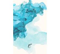 BOOK „E“ - „AM MEER“: personalisiert, Name „E“, Tagebuch, Notizen, Logbuch, Skizzenbuch, To-Do-Liste, Notizblock, Journal, Reisebericht, Meer, Ozean, ... ab 10 Jahre, skizzieren, malen, schreiben