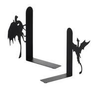 Book Ends for Shelves - Decorative Bookends | Stylish Book Holders, Desktop Shelf Decor, Bedroom Living Room Desk Home Office Library Kitchen Holiday Display Table Desktop Decor, Home