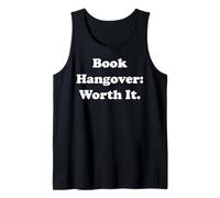 Book Hangover Worth It Bibliophile Quote Débardeur