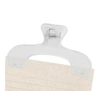 Book holder - book holder for reading | Transparent Clip,Portable Page Handler for Reading, Open for Hand Free,Reading Accessories,Paper Clamps for magazines,Notebook