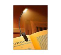Book Light, 14 Led Dimmable Reading Light Clip On Book, Long Life Battery, Rechargeable Clip On Reading Light with 3 Brightness Modes for Reading, Bed
