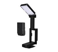 Book Lights for Reading At Night - Foldable Clip On Rechargeable Lamp, Cordless Portable LED Bedside Reading Light with Adjustable Brightness for Kids Bedroom Dorm Study Office Travel Desk Table