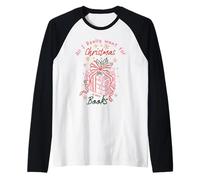 Book Lover All I Really Want for Christmas is More Books Manche Raglan