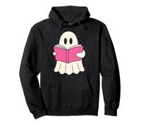 Book Lover Ghost Reading Bookworm Spooky Season Reader Sweat à Capuche