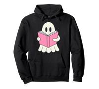 Book Lover Ghost Reading Bookworm Spooky Season Reader Sweat à Capuche