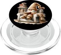 Book Lover Graphic for Women and Men Teacher Reading GNOME PopSockets PopGrip pour MagSafe