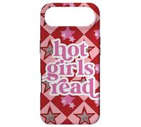 Book Lover Hot Girls Reading Preppy Pink Red Star Y2K Reading Coque pour iPhone Air