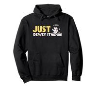 Book Lover Just Dewey It Librarian Geeky Book Worm Sweat à Capuche