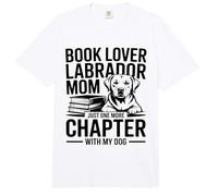 Book Lover LabradorMom, Juste Un chapitre de Plus avec Mon Chien Comfort Colors Adult Heavyweight T-Shirt