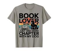 Book Lover Mom Just One More Chapter with My Caniche Dog T-Shirt