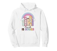 Book Lover My Job is Books Reading Humor Sweat à Capuche