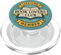 Book Lovers Club Bookish Librarian Reading Women Teen Reader PopSockets PopGrip pour MagSafe