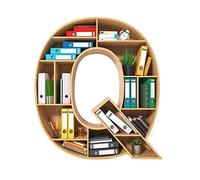 Book Lovers Hzl149 Pendentif en acrylique pour bibliothèque en forme de cœur Taille unique