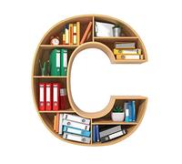 Book Lovers Hzl149 Pendentif en forme de cœur en acrylique C Taille unique