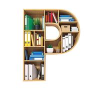 Book Lovers QaQ172 Pendentif pour bibliothèque en forme de cœur en acrylique (P, taille unique)