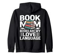 Book Mom Books are My Love Language Lecture Sweat à Capuche