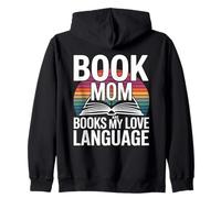 Book Mom Books are My Love Language Lecture Sweat à Capuche