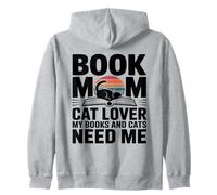 Book Mom Cat Lover Mes Livres et Les Chats Ont Besoin de Moi Sweat à Capuche