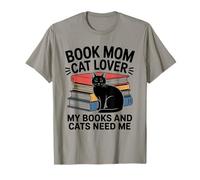 Book Mom Cat Lover Mes Livres et Les Chats Ont Besoin de Moi T-Shirt