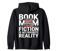 Book Mom Fiction est ma réalité préférée Sweat à Capuche