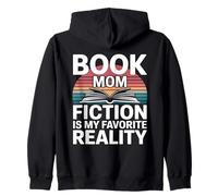 Book Mom Fiction est ma réalité préférée Sweat à Capuche