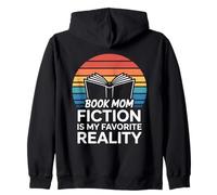 Book Mom Fiction est ma réalité préférée Sweat à Capuche