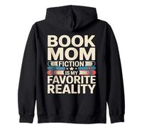 Book Mom Fiction est ma réalité préférée Sweat à Capuche