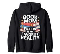 Book Mom Fiction est ma réalité préférée Sweat à Capuche
