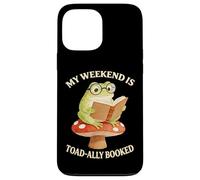Book My Weekend is Toad-Ally est Totalement réservé Frog Cottagecore Coque pour iPhone 13 Pro Max