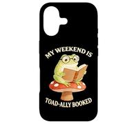 Book My Weekend is Toad-Ally est Totalement réservé Frog Cottagecore Coque pour iPhone 17